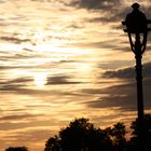 luci del tramonto sul ponte di Ariccia