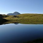 Luci dell'alba sul lago della Battaglia