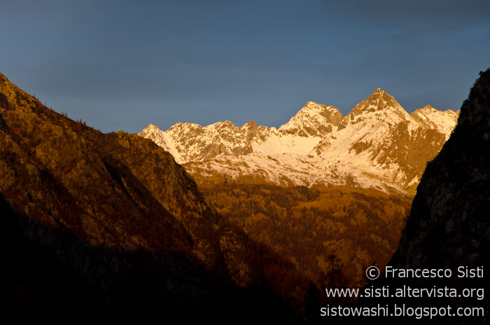 Luci dorate per il 1 Dicembre... (Vallone di Forzo, Valle Soana, Parco Nazionale del Gran Paradiso)