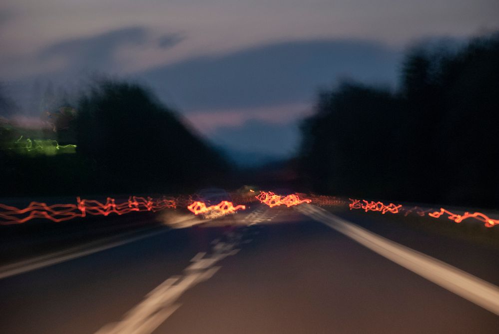 Luci in autostrada