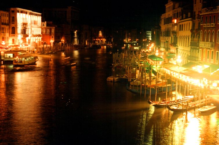 Luci nel canale - Venezia