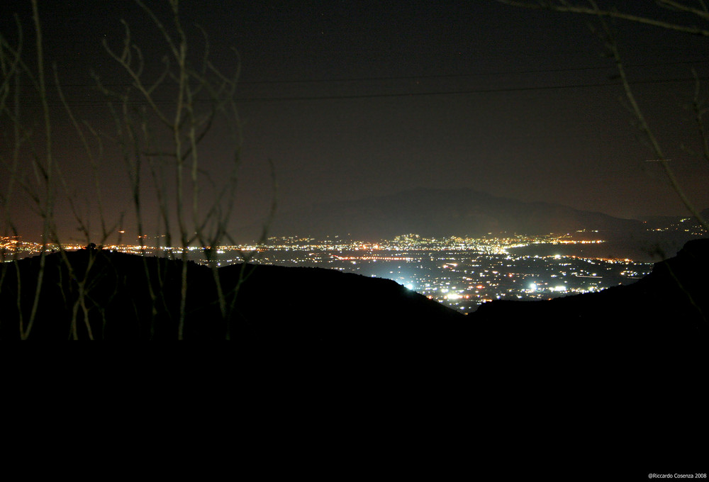 Luci.. Partinico, Balestrate, Trappeto visti da Sagana