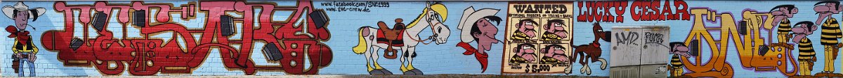 "Lucky Luke"-Wand von CesarOne.SNC