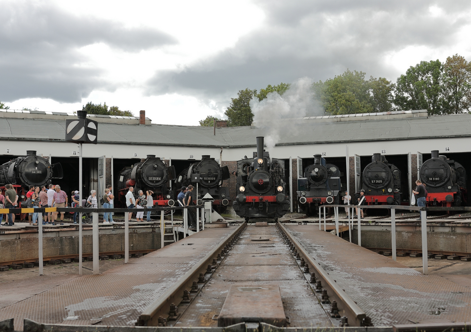 Lucy im Anmarsch bzw. in der Anfahrt