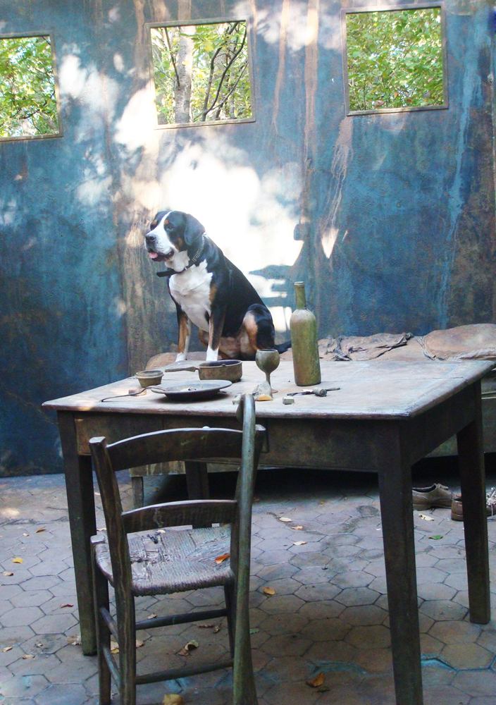 Lucy zu Besuch bei Herrn Spoerri