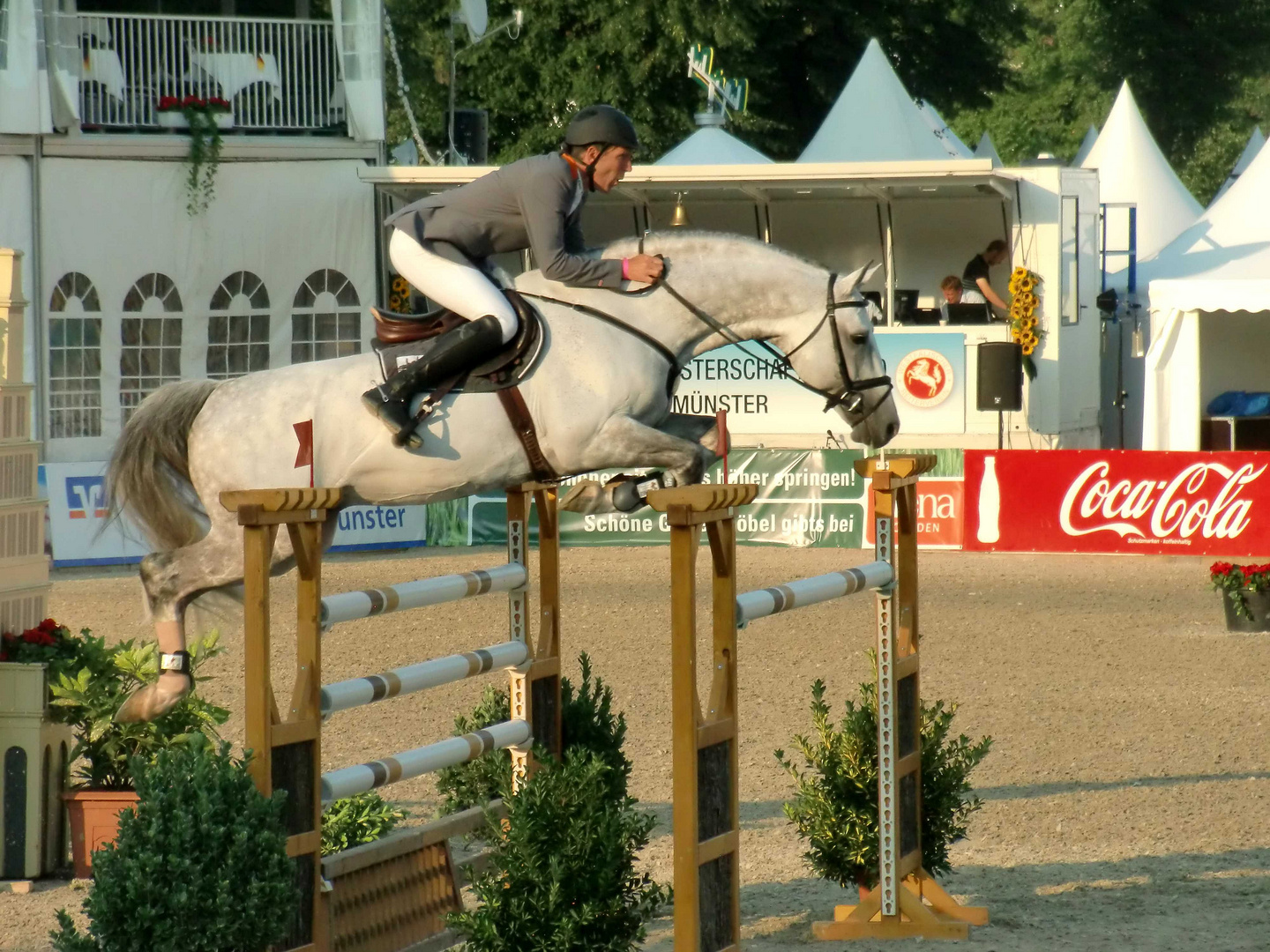 Ludger Beerbaum mit dem Hengst Coupe de Coeur