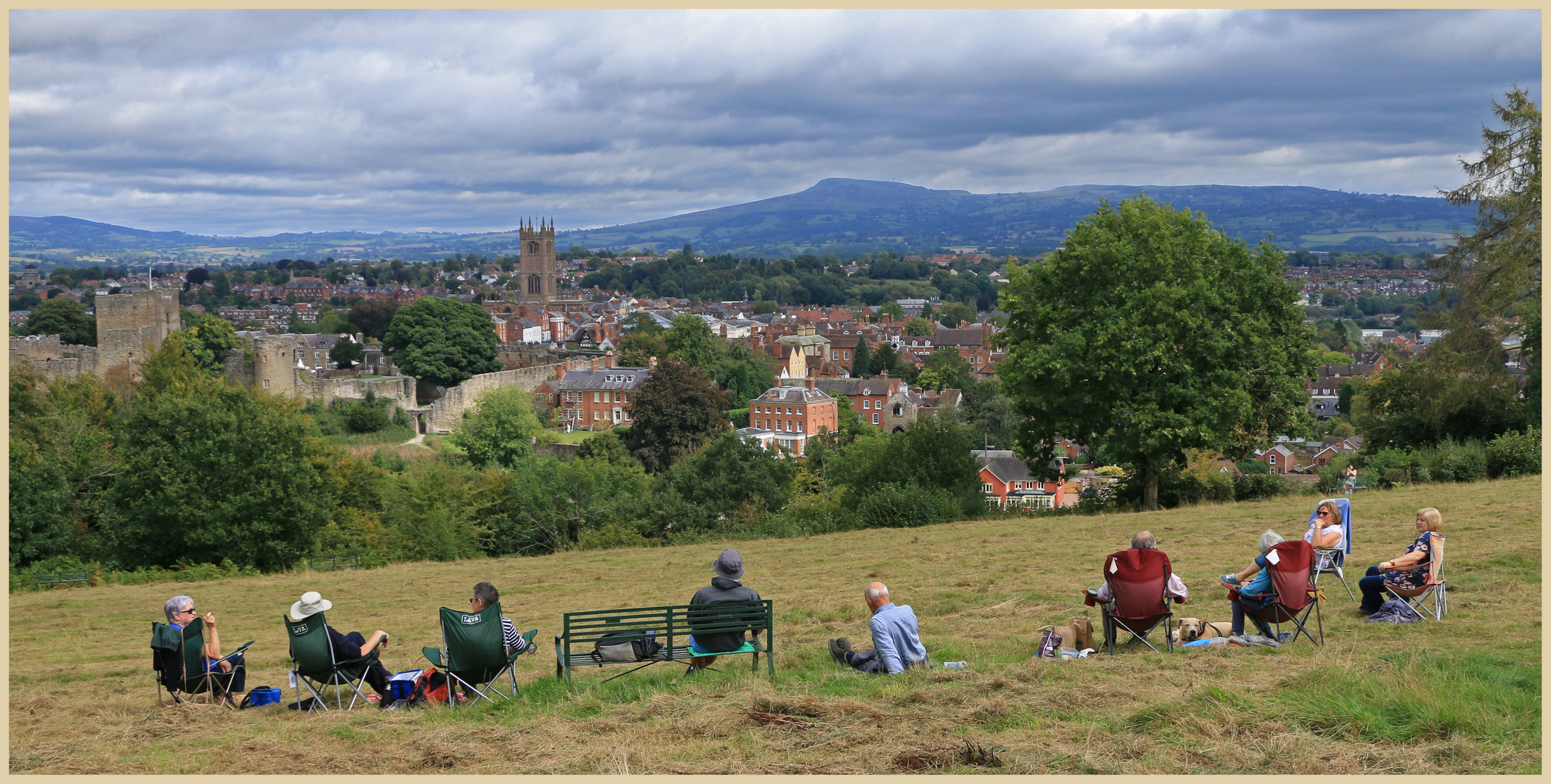 Ludlow from whitcliffe common