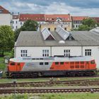 "Ludmilla" bei der Hermann-Liebmann-Brücke in Leipzig