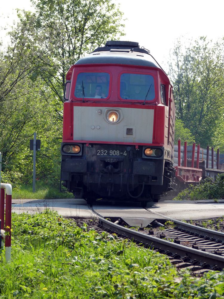 Ludmilla mit Stahlzug