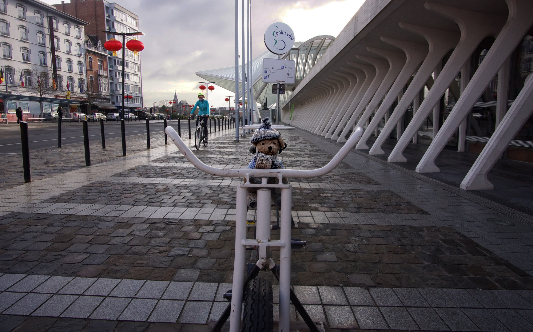  Ludwig auch mit dem Fahrrad unterwegs