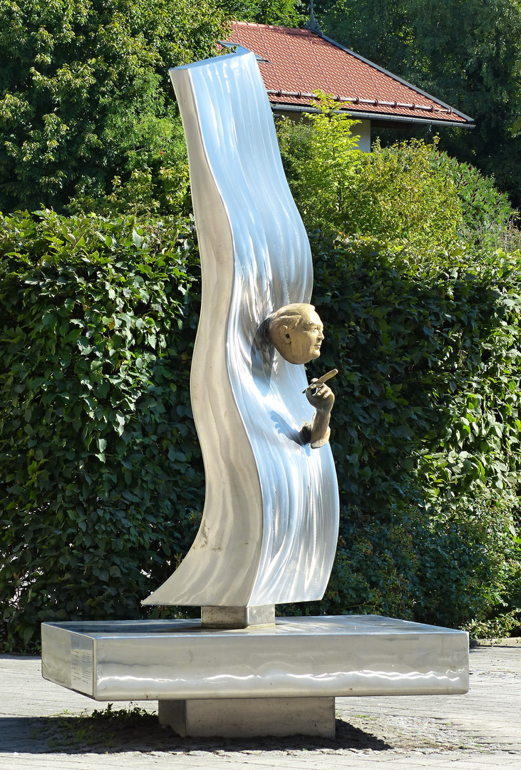   Ludwig Erhard-Denkmal in Gmund am Tegernsee