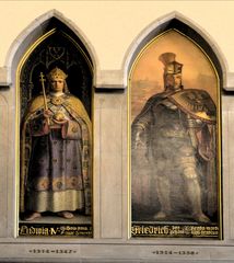 Ludwig IV. und Friedrich der Schöne - aus dem Kaisersaal
