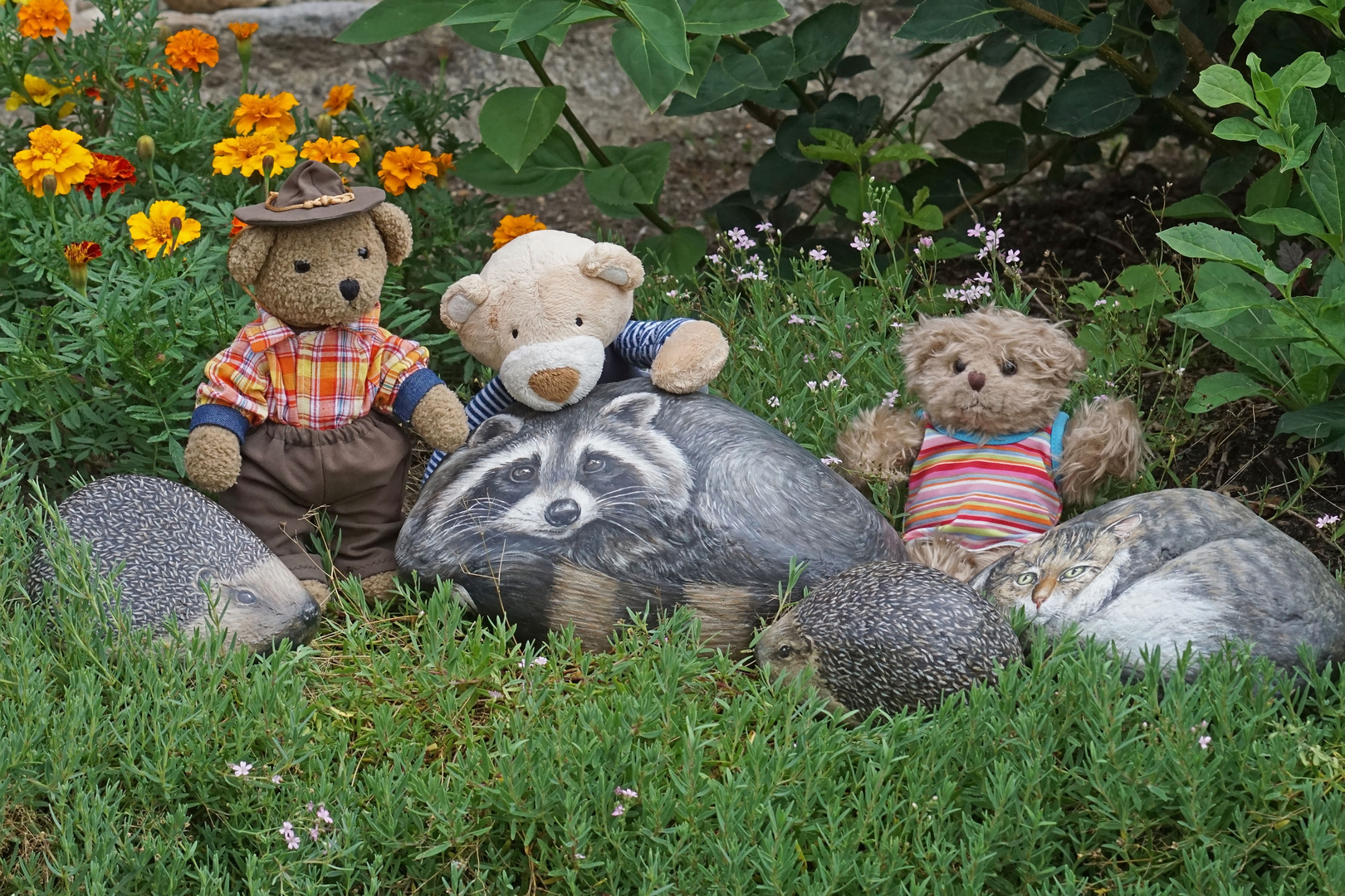 Ludwig, Luise und Karli zu Besuch bei....