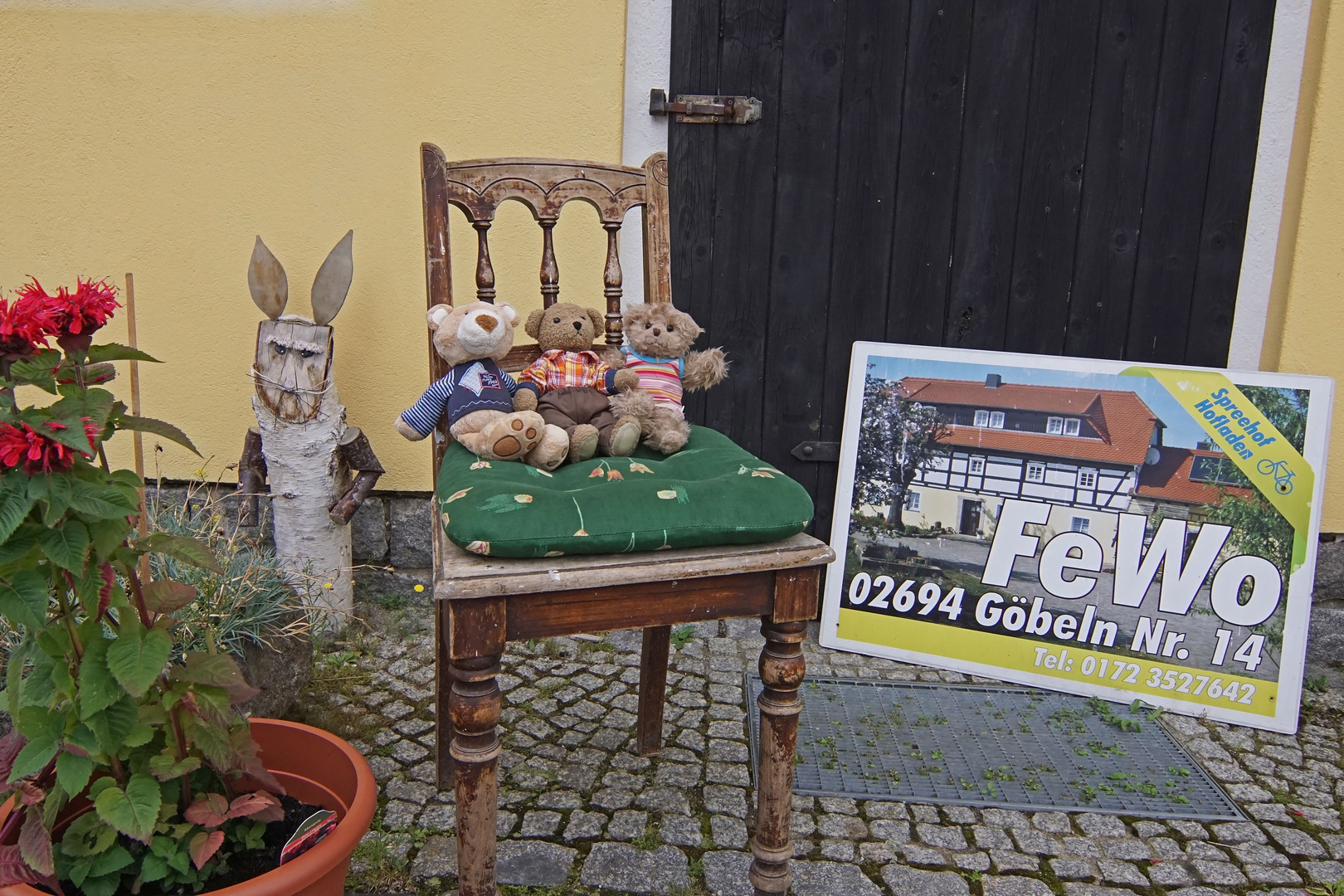 Ludwig, Luise und Karli zu Besuch bei Ina