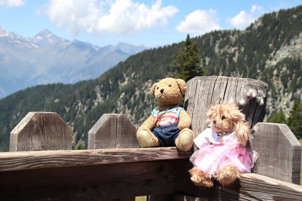 Ludwig und Luise geniessen die Aussicht