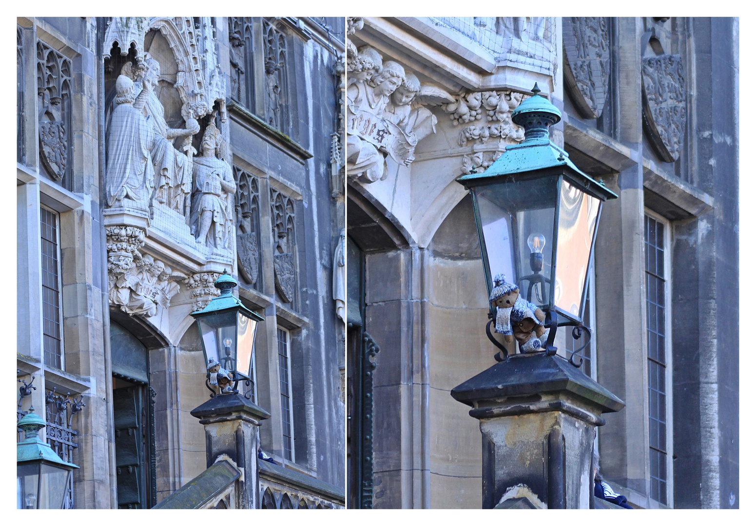 Ludwig vor dem Rathaus Aachen