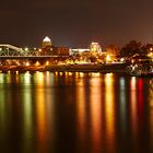 Ludwigshafen bei Nacht - Panorama