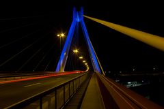 Ludwigshafener Brücke bei Nacht