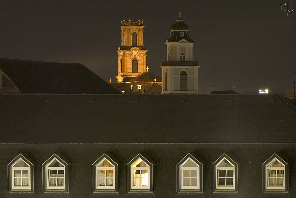 ludwigskirche und friedenskirche in saarbrücken