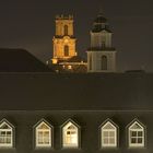 ludwigskirche und friedenskirche in saarbrücken