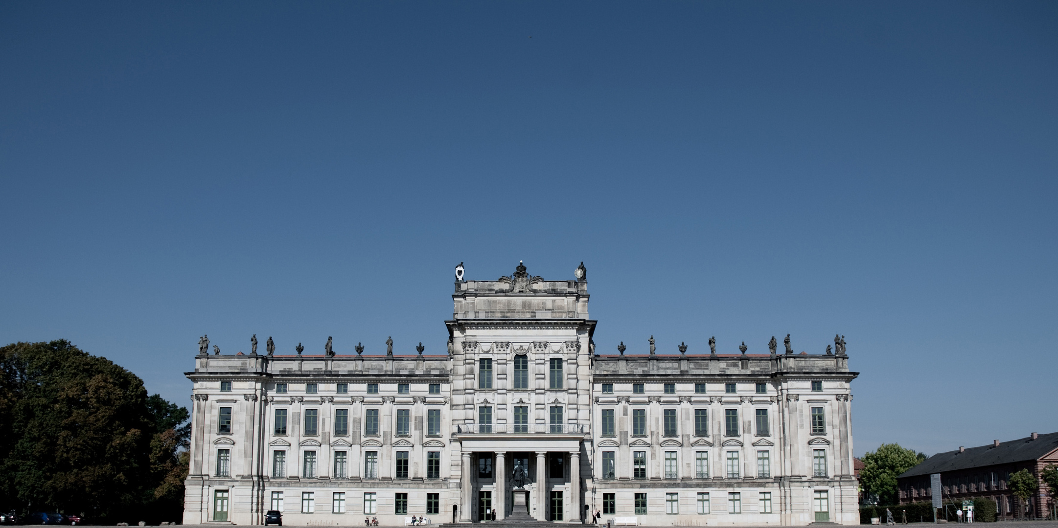 Ludwigslust 3: Blick auf das Schloß von der Vorderseite