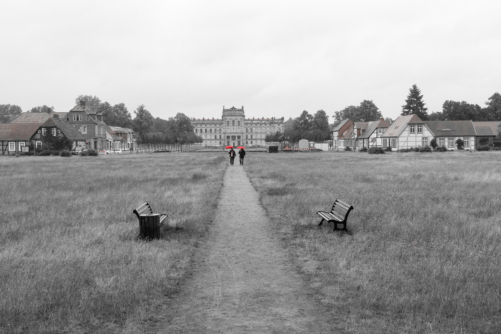 Ludwigslust im Regen