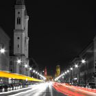 Ludwigsstraße bei Nacht