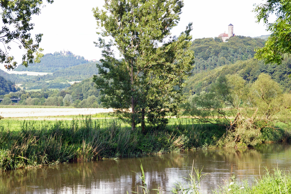 Ludwigstein und Hanstein an der Werra bei Witzenhausen