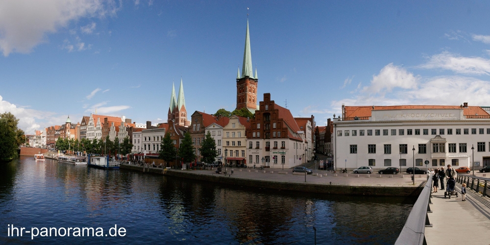 Lübeck - Altstadt - an der Obertrave