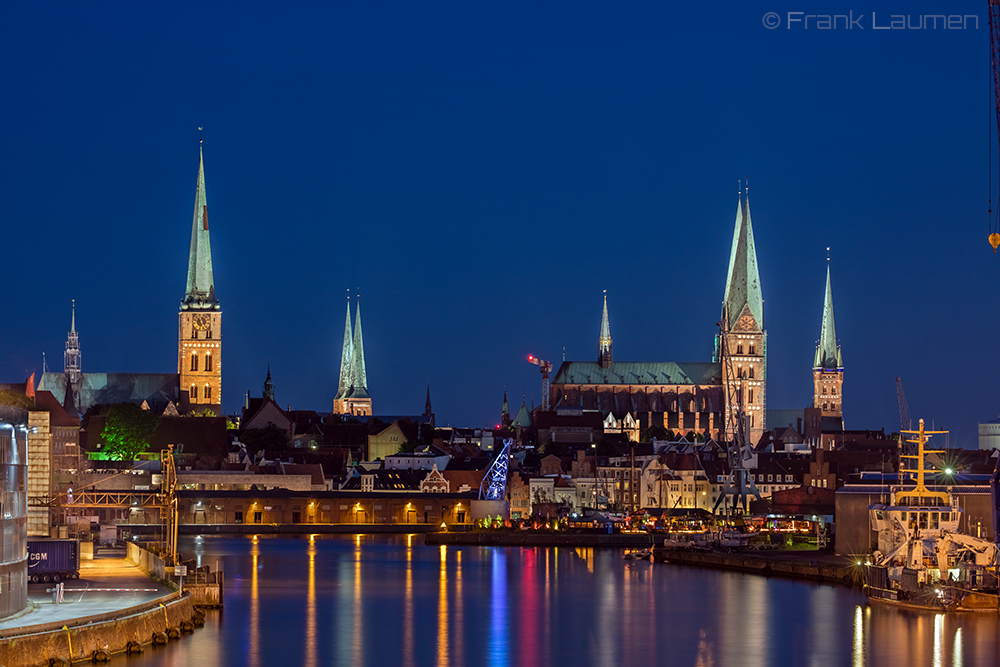 lübeck bilder von oben der