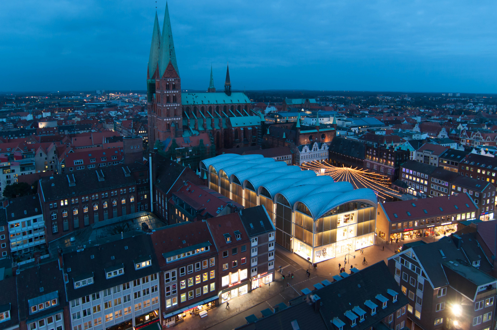 Lübeck am frühen Abend