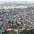 Lübeck am Harley Weekend aus dem Heli...