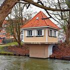 Lübeck am Krähenteich im Januar