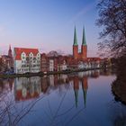 Lübeck, am ruhigen Abend.