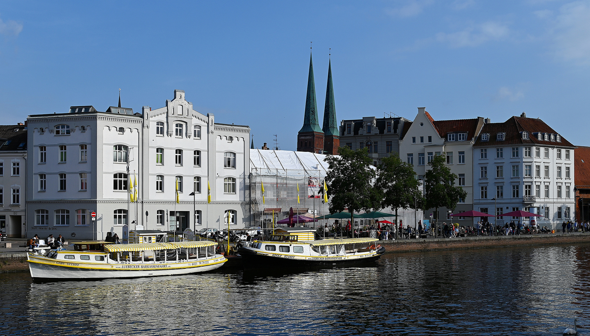 Lübeck an der Obertrave am September - Sonntag