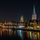 Lübeck - An der Obertrave @night