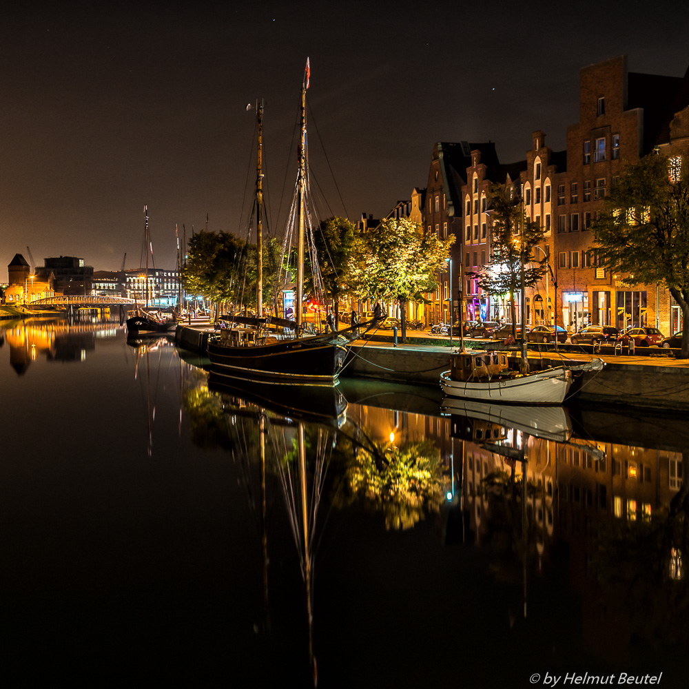 Lübeck an der Untertrave @night