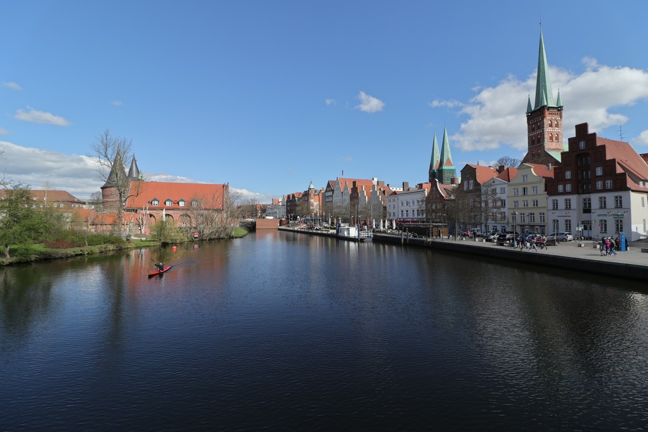 Lübeck Ansicht von der Trave