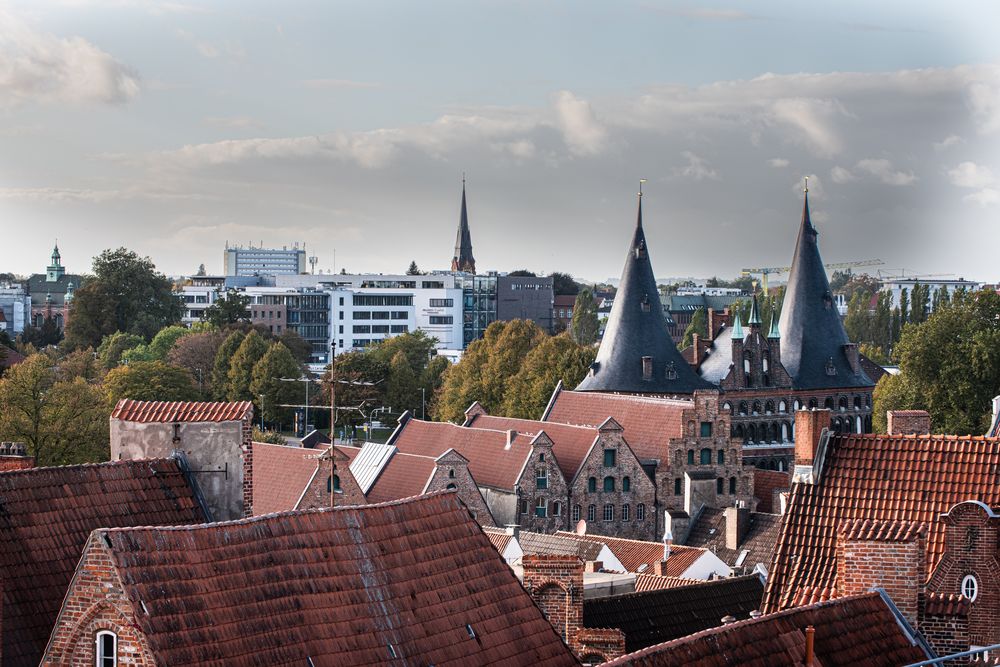 Lübeck aus dem Turm.                              DSC_5685