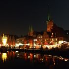 Lübeck bei Nacht