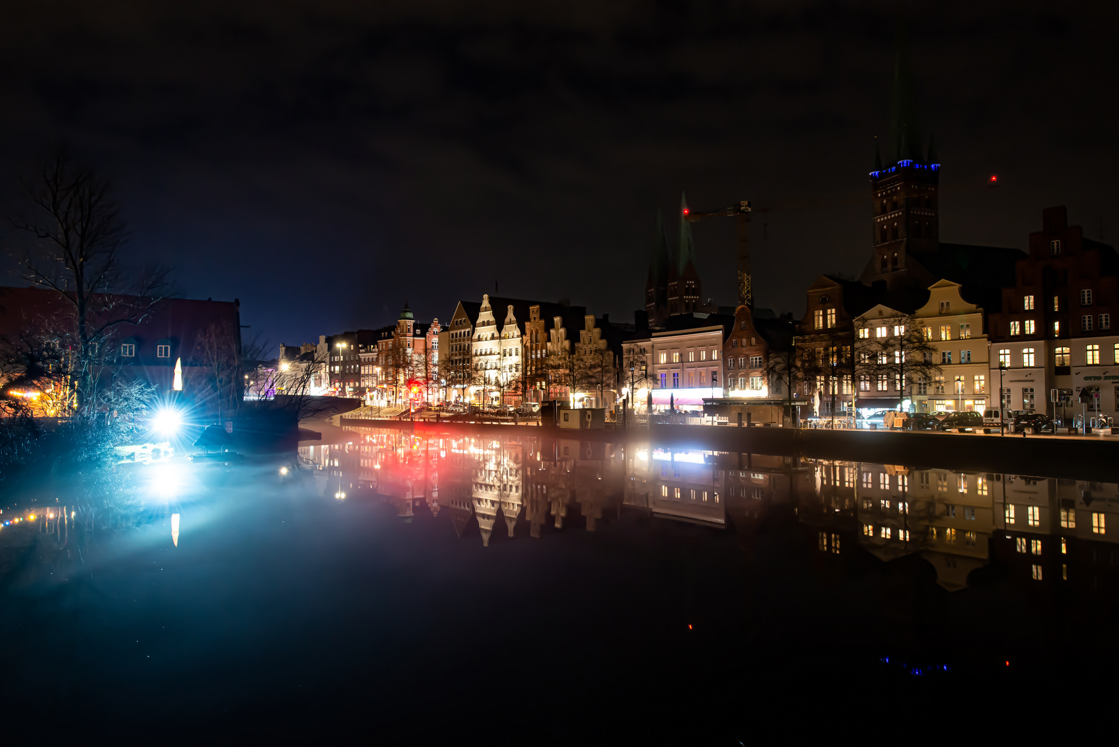 Lübeck bei Nacht