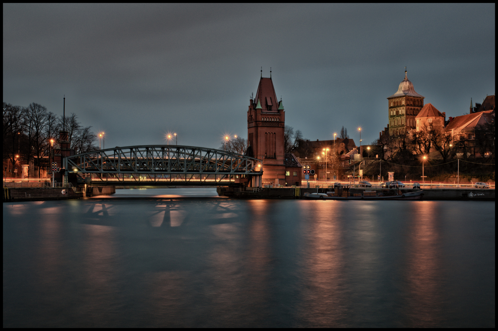 Lübeck bei Nacht