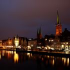 Lübeck bei Nacht