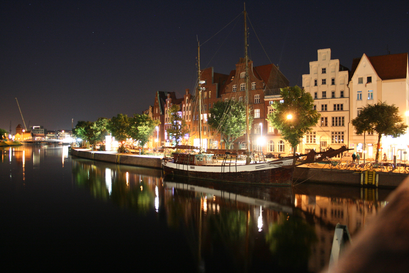 Lübeck bei Nacht