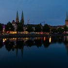 Lübeck bei Nacht