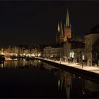 Lübeck bei Nacht