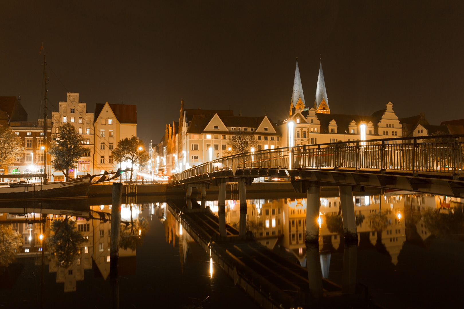 Lübeck bei Nacht...