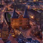 Lübeck bei Nacht