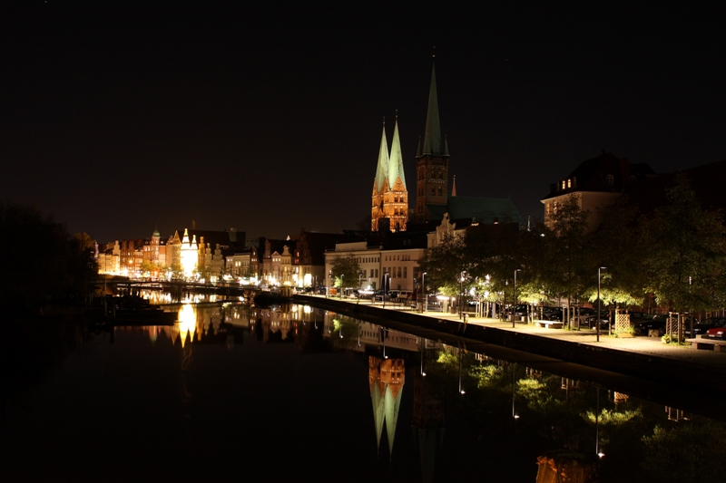 Lübeck bei Nacht