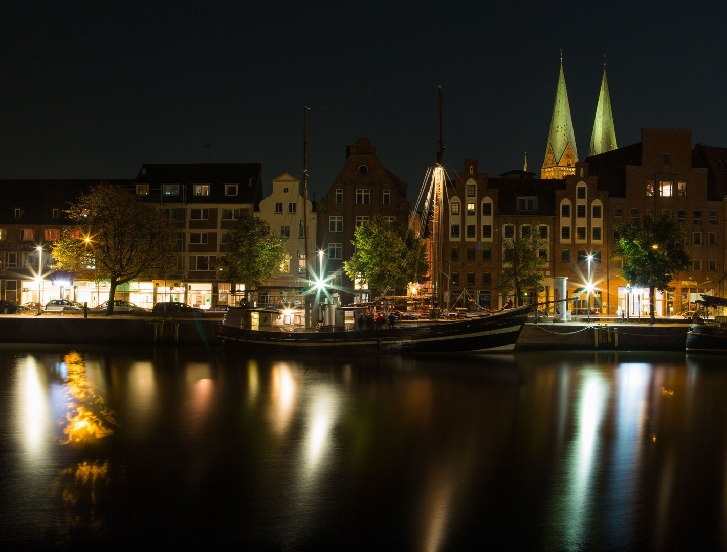 Lübeck bei Nacht...